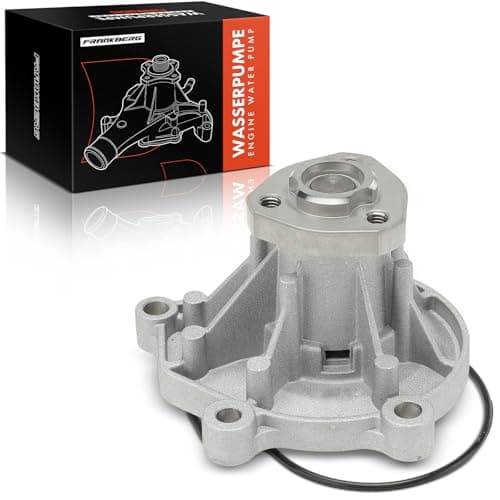 Image of Frankberg Water Pump Engine with Gasket Compatible with Polo 6C1 6R1 Fabia II 542 Polo 9A 9N Ibiza IV 6J5 6P1 Fox Hatchback 5Z1 5Z3 5Z4 Ibiza Replace# 03D121005