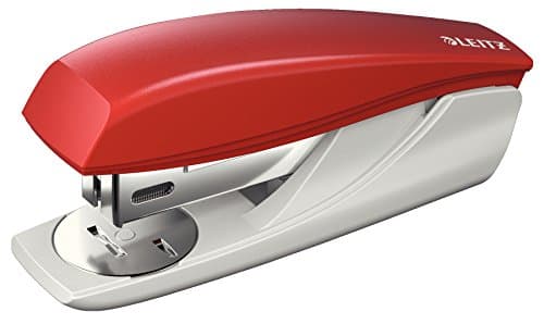 Image of Leitz NeXXt 55016025 Office Stapler Small 25-Sheet Capacity in Blister Packaging Red