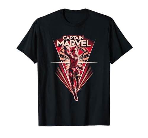 Image of Marvel Captain Marvel Iconic Pose T-Shirt T-Shirt