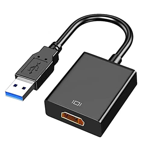 Image of AKWOR USB to HDMI Adapter, USB 3.0 to HDMI 1080P Video Audio Converter Connect PC, Laptop to Monitor, Support Windows XP 7/8/8.1/10/11
