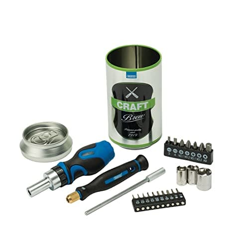 Image of Draper 04775 Stubby Ratchet Screwdriver and Bit Set, Special Edition - Workshop Brew (23 Piece)