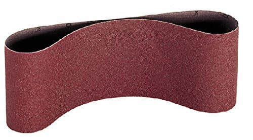 Image of Abtec 75mm x 610mm P80 aluminium oxide abrasive cloth sanding belt. Price per 5.
