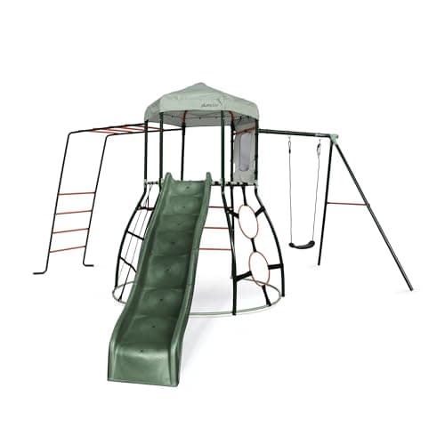 Image of Plum Play Metal Climbing Dome Frame (Slide Swing Monkey Bars)