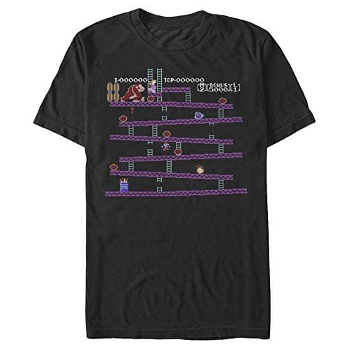 Image of Nintendo Men's Kong Screen T-Shirt, Black, XL