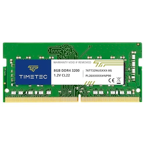 Image of Timetec Premium 8GB DDR4 3200MHz (PC4-3200AA) PC4-25600 SODIMM Laptop RAM – 260-Pin 1.2V CL22 Non-ECC Unbuffered Memory Module for Laptop, Notebook, Mini PC, All-in-One