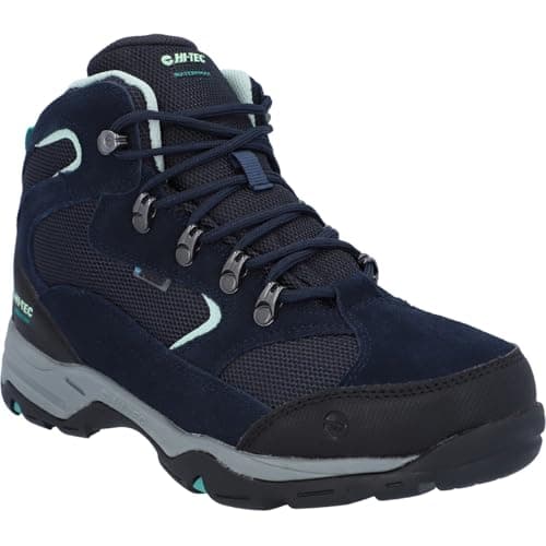 Image of Hi-Tec Women's Storm Wp Womens Walking Shoe, Sky Captain Mint Navigate, 5 UK