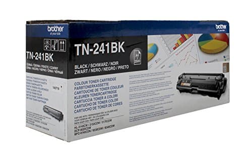 Image of Brother TN-241BK Toner Cartridge, Black, Single Pack, Standard Yield, Includes 1 x Toner Cartridge, Genuine Supplies