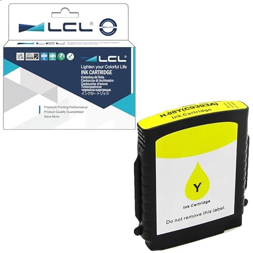 Image of LCL Compatible Ink Cartridge 88XL C9393AE (1Yellow) Replacement for HP Officejet Pro K550 K550dtn K550dtwn