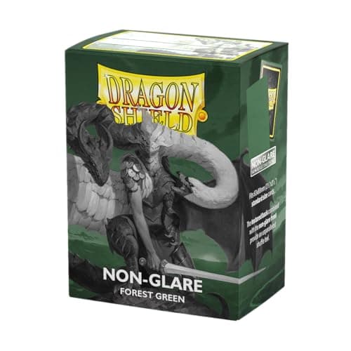 Image of Dragon Shield | Standard Size Card Matte Sleeves | 100 CT - Non Glare Smooth & Tough Premium TCG Sleeves | Compatible with Pokemon, Flesh & Blood, One Piece & Magic the Gathering | Forest Green