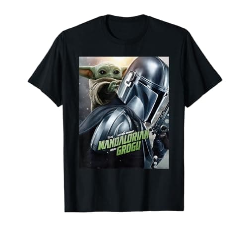 Image of Star Wars The Mandalorian and Grogu Official Movie Poster T-Shirt