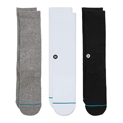 Image of Stance Crew Sock - Icon - 3 Pack (Medium, Multi)