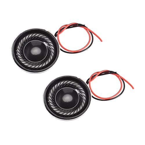 Image of sourcing map 2W 8 Ohm Micro Internal Speaker Magnet Loudspeaker 28mm Dia with Wire 2pcs