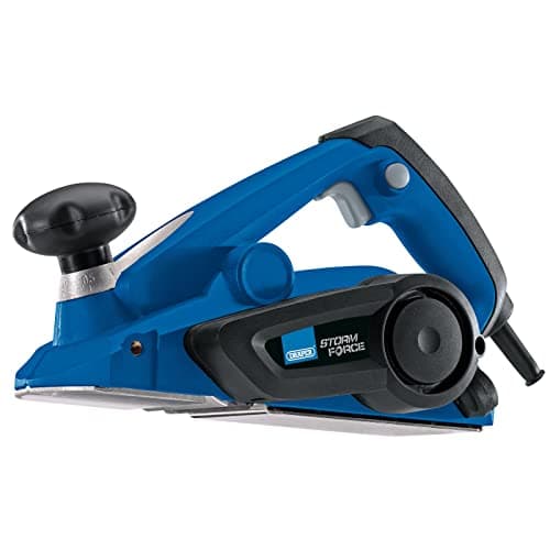 Image of Draper Storm Force® Electric Planer 600W | 17000RPM Hand Wood Planer | 2mm Adjustable Cut Depth | Parallel Stop Power Tool | 57559