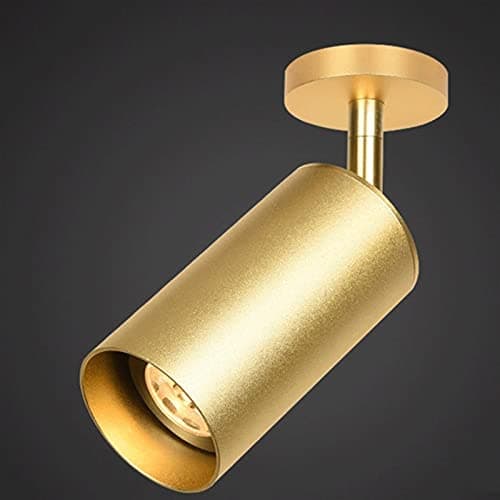 Image of LYMSXAZOU 5W/7W/10W GU10 Gold LED Spot Light Downlight Surface Mounted Ceiling SpotLight Bathroom Bedroom Wall Sconce Lighting Reading Picture Living Room Display Focus Interesting