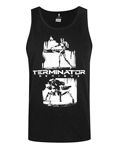 Image of Terminator Genisys Graffiti Men's Vest Black