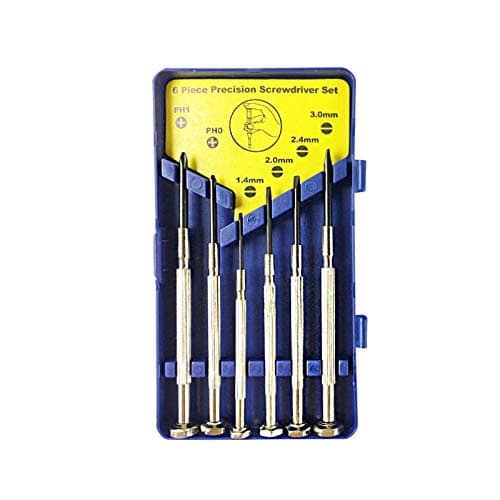 Image of 1 Pack Precision Screwdriver Set, Small Screwdriver Kit in case Precision Repair Tool Kit Pocket Size Screwdriver Kit Precision Mini Slotted Screwdriver Set for Jewelers Watchmaker iPhone