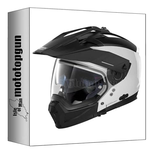 Image of nolan motorbike helmet adventure n70-2 x 06 special pure white/black size m mototopgun