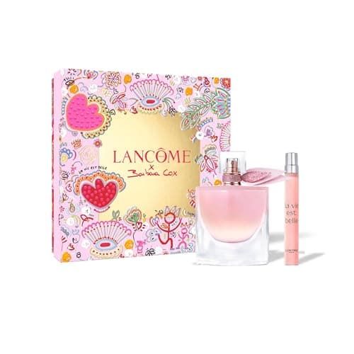 Image of Lancôme La Vie Est Belle Vanille Nude Eau de Parfum Women's Perfume Gift Set, Limited Edition Women's Fragrance Kit with 10ml La Vie Est Belle Travel Spray, Floral Perfume, Vanille Nude