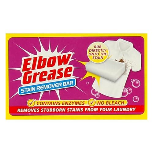 Image of UKDeals Direct® Elbow Grease Stubborn Stain Remover Bar Removes Stubborn Stains From Laundry No Bleach (100g Bar)