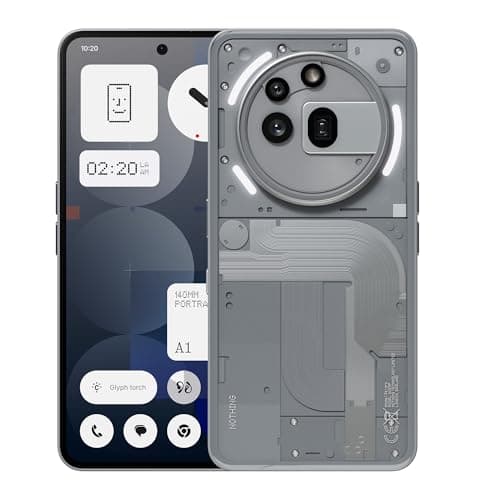 Image of Nothing Phone (3a) Pro 256 GB - Handy mit 50 MP Periskop-Kamera, 50 MP Hauptkamera, 60-Facher Ultra-Zoom, Essential Space, 12 GB RAM, Langer Akkulaufzeit und 6.77" FHD+ AMOLED-Display - Grey