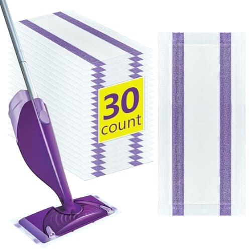 Image of 30 Pads Power Mop Refills for Flash Powermop，Floor Wipes for Flash,Floor Cleaning Absorbing Lock Home Surface Pad Multi-Surface.