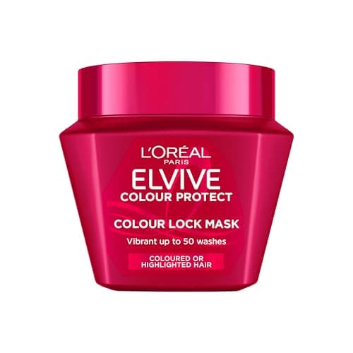 Image of L'Oréal Paris Elvive Colour Protect Hair Mask, With 13% Protecting Complex, For Coloured or Highlighted Hair, Provides Vibrant Colour and Protection, 300ml