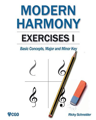 Image of MODERN HARMONY, EXERCISES I: Basic Concepts, Major and Minor Key: 2 (Harmony in Modern Music)