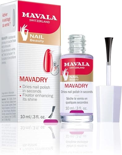 Image of MAVALA Mavala Mava Dry, 10ml Fast-Drying Nail Strengthening Treatment, Black