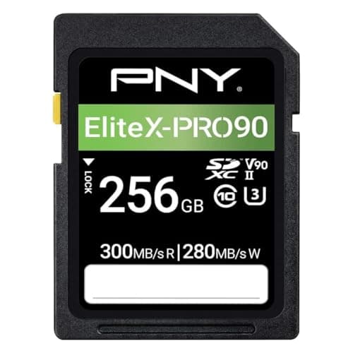 Image of PNY 256GB X-PRO 90 Class 10 U3 V90 UHS-II SD Flash Memory Card