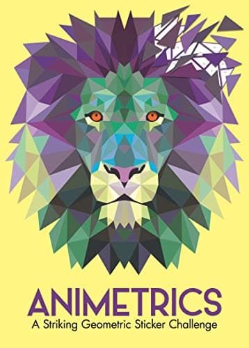 Image of Animetrics: A Striking Geometric Sticker Challenge (Sticker by Number Geometric Puzzles)