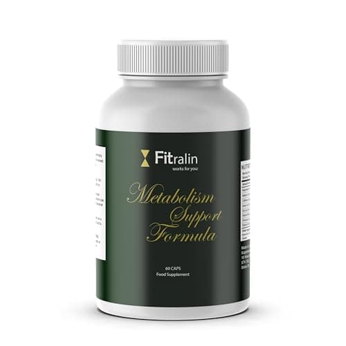 Image of Fitralin Metabolism Support Formula Capsules – Daily Metabolic Support Food Supplement – Premium Botanical Blend – 60 Capsules – Designed for Everyday Wellness