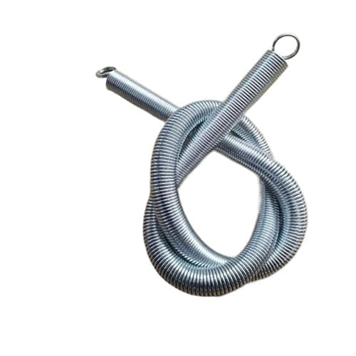 Image of ELILANEY 304 Stainless Steel Pull Spring with Double Loop Hook, Tension Spring, 16mm to 25mm Outer Diameter, 650mm to 750mm Length elastic(750mm x 2.5mm x 16mm)