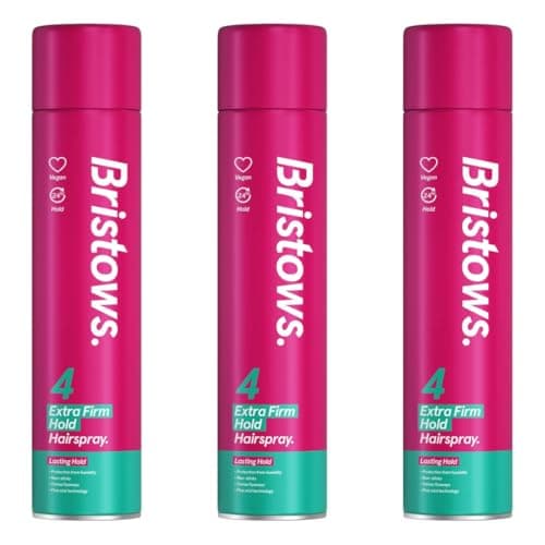 Image of Bristows Extra Firm Hold Hairspray 400ml - Pack of 3