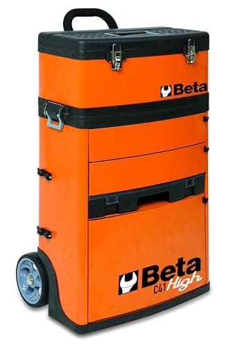 Image of Beta 41000002 Model C41 H/O Two-Module Tool Trolley, Orange, Ral 2011