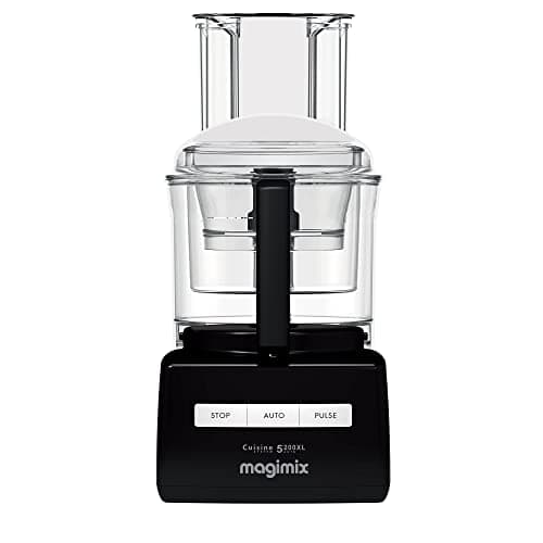 Image of Magimix 5200XL Premium Food Processor With Citrus Press & Cold Press Juicer Accessories - 3.6L BPA-Free Bowl, Professional Quality Ultra-Sharp Blades, Quiet Energy Efficient 1100W Motor - Black