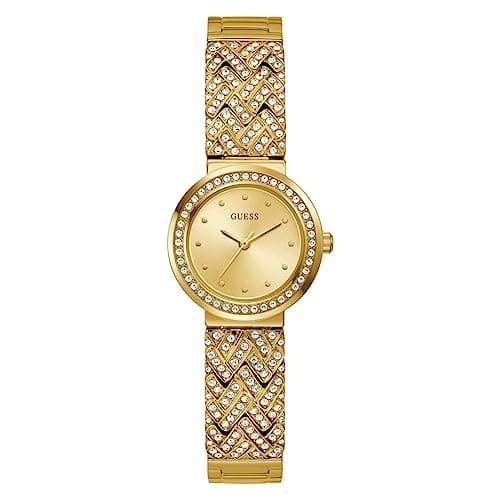 Image of GUESS Women Analog Quartz Watch with Stainless Steel Strap GW0476L2