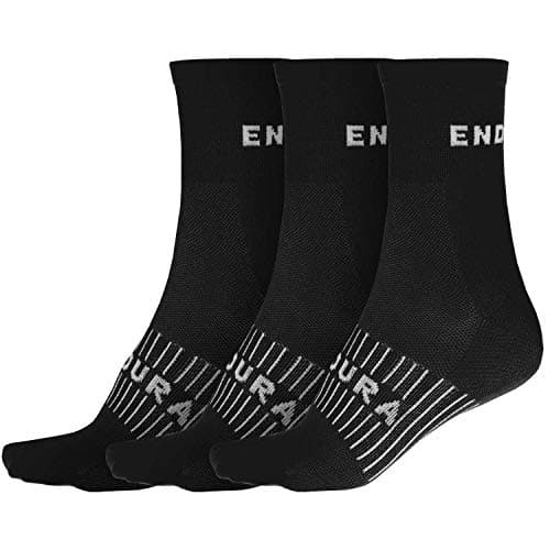 Image of Canterbury Endura Men's CoolMax® Race 3-P Socks, Black, L-XL