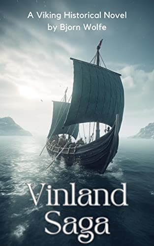 Image of Vinland Saga: Viking Historical Fiction. Exploration, Conquest, and Struggle. A thrilling tale of adventure, bravery, and discovery. Join The Viking as they discover and explore Vinland.