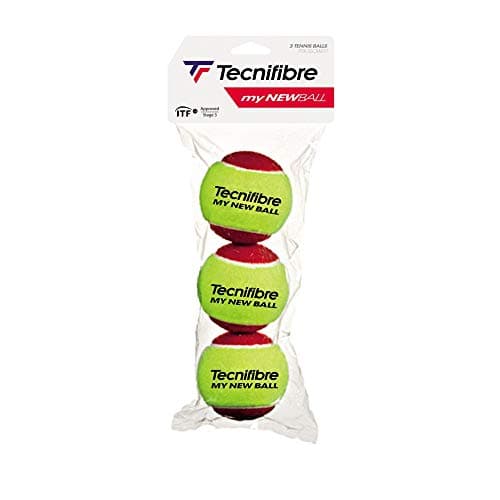 Image of Tecnifibre My New Ball Tennis Balls (Pack of 3) (Stage 3 - Red)