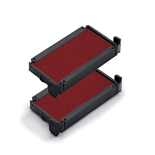 Image of Trodat Replacement Ink Pads 6/4910 - Pack of 2 - Red Ink - for the Printy 4910 and 4810
