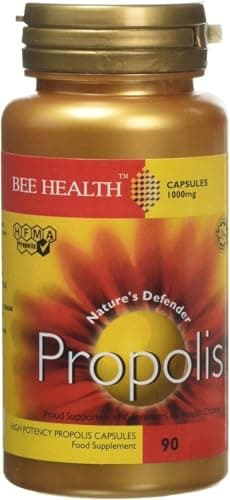 Image of Bee Health 1000 mg Propolis High Potency 90 Capsules, 80 g,9 x 4 x 4 cm