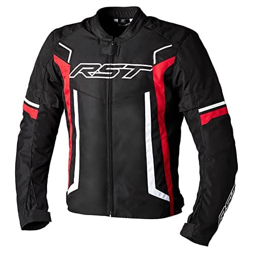 Image of Pilot Evo CE Mens Textile Jacket (Black / Red / White - 40)