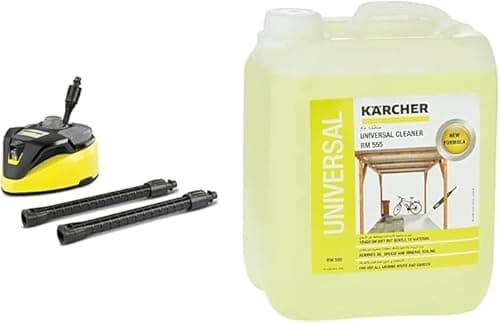 Image of Masterpart T7 Plus T-Racer Surface Cleaner 2.644-074.0 & 5L Bottle Pressure Washer Detergent Universal Cleaner 6.295-357.0 To Fit Karcher Pressure Washers