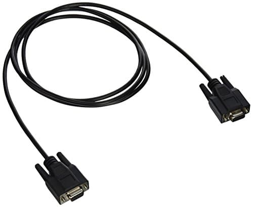 Image of C2G 52035 DB9 F/F Serial RS232 Cable, Black (6 Feet, 1.82 Meters)