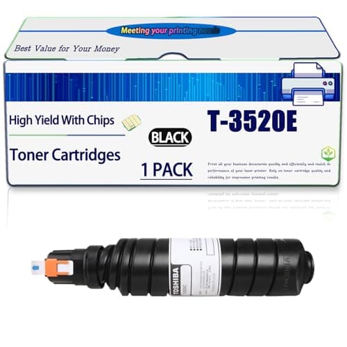 Image of PGLFG Compatible for Toshiba T-3520E Toner Cartridges Work for e-Studio 350 352 450 452 Printers, High Yield 31000 Pages, with Chip (1 Pack Black)