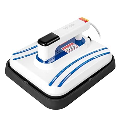 Image of JVDDI Portable Heat Press 7x8Inch/ 12x10 Inch Digital Mini Easy Sublimation Machine With Sensitive Touch Screen For T-shirts DIY(Blue (12x10 Inch))