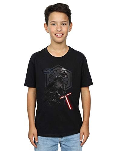Image of Star Wars The Rise of Skywalker Kylo Ren Vader Remains Boys T-Shirt Black 7-8 Years