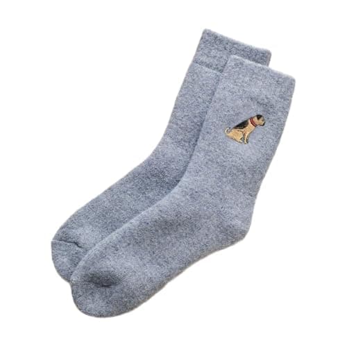 Image of Border Terrier Dog Walking Socks