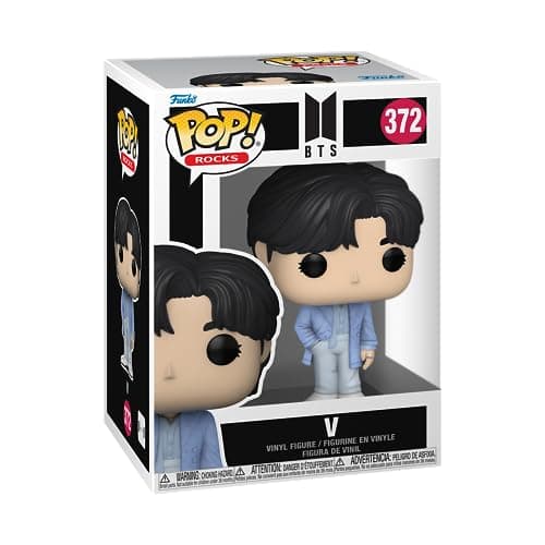 Image of Funko POP! Rocks: BTS - V - Collectable Vinyl Figure - Gift Idea - Official Merchandise - Toys for Kids & Adults - Music Fans - Model Figure for Collectors and Display