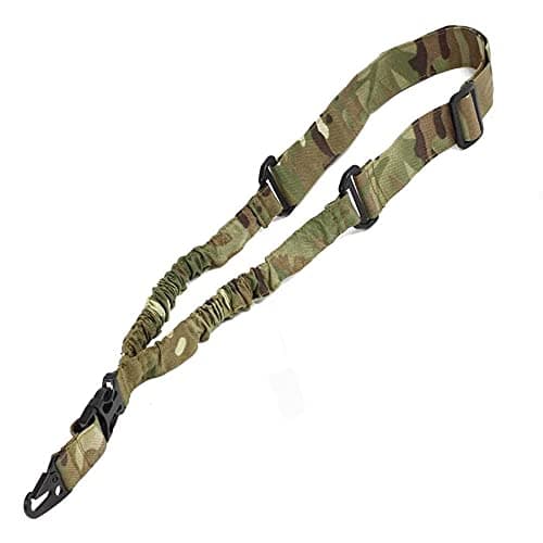 Image of One 1 Point Camouflage Tactical Rifle Sling Airsoft Hunting Gun Strap Bungee UK Camo Quick Release